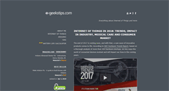 Desktop Screenshot of geekstips.com